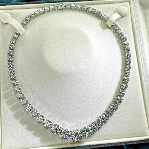 Collana tennis diamanti 00 - collana,