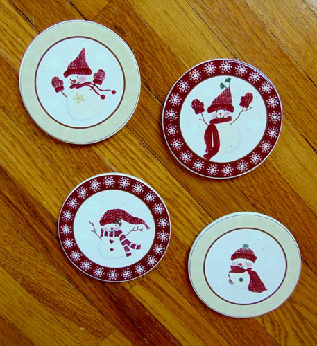 Set sottobicchieri natalizi - set,